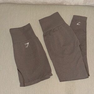 Gymshark Vital Seamless Shorts and Leggings Set